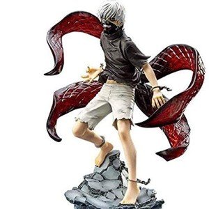 YLEAFUN Kaneki Ken Anime Figure 17cm Action Figure Changeable Head Figurine Model Collectibles Decoration Statue Ornaments