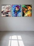Ouroboros Art & Design - Demon Slayer: Kimetsu no Yaiba Anime Posters - 8"x10" Inches - Set of 8-300 GSM Paper - Unframed