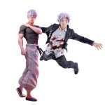 MABAIUDE 2PCS JJK Statue 1/7 Scale Anime Action Figure Model Sculpture, Battle Damage Version JJK Figure Handmade Collectible Desktop Decoration Gifts