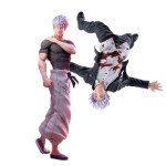MABAIUDE 2PCS JJK Statue 1/7 Scale Anime Action Figure Model Sculpture, Battle Damage Version JJK Figure Handmade Collectible Desktop Decoration Gifts
