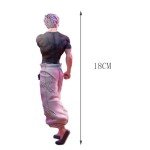 MABAIUDE 2PCS JJK Statue 1/7 Scale Anime Action Figure Model Sculpture, Battle Damage Version JJK Figure Handmade Collectible Desktop Decoration Gifts