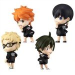 QAHEART Shoyo Figures 4PCS Set, Tobio Kageyama/Tsukishima Kei/Tadashi Yamaguchi Anime Figure Anime Action Figurine 2.76INCH