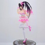 LUNK Tokisaki Kurumi Action Figure Pink Little Devil Model PVC Anime Statue Charact Collections Model Ornaments 7.9 Inch