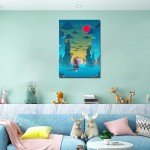 Tngozom Anime One Piece Poster Japanese Anime Canvas Wall Art for Living Room Bedroom Aesthetic Decor for Boys Girls Kids Gift,12x16.5inch,Unframed