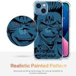 XXYUIKEZI for iPhone 14 Pro Max Anime Case Transparent Shockproof TPU Boys and Girls (Cool Max), Black-yuji