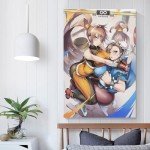 DFJHAZGT Street Fighter Game Posters Chun Li & Striker Sexy Anime Aesthetic Posters Poster Decorative Painting Canvas Wall Art Living Room Posters Bedroom Painting 12x18inch(30x45cm), Unframe-style-3