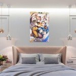 DFJHAZGT Street Fighter Game Posters Chun Li & Striker Sexy Anime Aesthetic Posters Poster Decorative Painting Canvas Wall Art Living Room Posters Bedroom Painting 12x18inch(30x45cm), Unframe-style-3