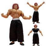 QAHEART Hanma Yujiro Figure Hanma Figurine Statue Hanma Yujiro Action Figure Muscle Man Ultra-Movable Changeable Parts Ornaments
