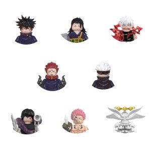 YJacuing 8PCS/Set 1.8" Anime Mini Action Figures Building Blocks, Miniature Figurines Toys Cake Toppers (JK)