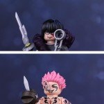 YJacuing 8PCS/Set 1.8" Anime Mini Action Figures Building Blocks, Miniature Figurines Toys Cake Toppers (JK)