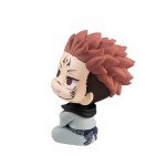 QAHEART JJK Ryomen Sukuna Figures Anime Fushiguro Megumi Look Up Figure Statues Anime Action Figurine Ornament 10CM