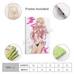 My Dress-Up Darling Anime Poster Sexy Kitagawa Marin Poster (2) Canvas Painting Wall Art Poster for Bedroom Living Room Decor 12x18inch(30x45cm) Frame-style