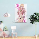 My Dress-Up Darling Anime Poster Sexy Kitagawa Marin Poster (2) Canvas Painting Wall Art Poster for Bedroom Living Room Decor 12x18inch(30x45cm) Frame-style
