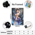 Sexy Anime Beauty Chun Li Canvas Poster Poster Decorative Painting Canvas Wall Art Living Room Posters Bedroom Painting Unframe-Style 12x18inchs(30x45cm)