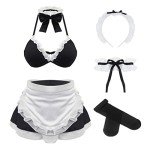 Anime Cow Cosplay Bikini Bra and Panty Set
