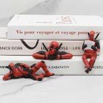 Mad Ink 3Pcs Anime Action Figures, Funny Figurine Car Accessories Ornament for Car Decor, Home, Desk, Computer and Cake Decorations (A+B+C)