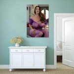 LIZHENGBIN Porn Star Alison Tyler Nude Sex Posters Boobs Sexy Poster Canvas Posters for Room Aesthetic Decorative Painting Bed Room Art Bathroom Decorations 12x18inch(30x45cm) Unframe-style