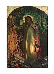 William Holman Hunt Light of the World Poster Wall Art Picture Print Canvas Painting Modern Home Bedroom Bathroom Decoration Artwork Gift (12x18inch(30x45cm),No Framed)