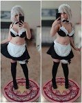 Anime Cow Cosplay Bikini Bra and Panty Set