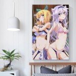 MINMIE Akashic Records of Bastard Magic Instructor Adventure Anime Girl Sexy Poster Artworks Picture Print Tapestry Wall Art Painting Gift Decor Home Tapestries Decorative 12x18inch(30x45cm)