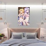 MINMIE Akashic Records of Bastard Magic Instructor Adventure Anime Girl Sexy Poster Artworks Picture Print Tapestry Wall Art Painting Gift Decor Home Tapestries Decorative 12x18inch(30x45cm)