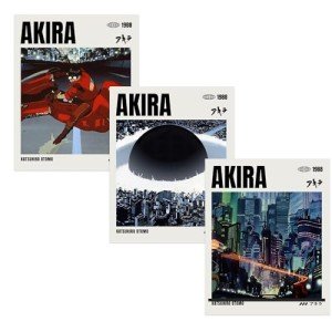 Ouroboros Art & Design - Akira - Japanese Manga - Anime Movie Poster And Wall Art Picture - Print Decor - 3 Pieces - 8x10'' Inch Unframed