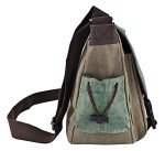 Roffatide Anime Messenger Bag Crossbody Bag Survey Corps Canvas Shoulder Bag Flap Synthetic Leather Satchel School Bag