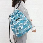 Risefit Waterproof Drawstring Bag, Gym Bag Sackpack Sports Backpack for Men Women