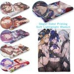 itakkaito Home Plush Fleece Throw Soft & Cozy Blanket, Sexy Girls Anime Blanket, Yuri Lesbians Ecchi Waifu Throw Blankets for Travel, Camping, & Home, 40 * 50"