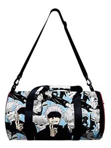 Gojo Jujutsu Cosplay Duffel Bag with Shoe Compartment