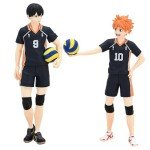 QAHEART 2pcs Tobio Kageyama and Shoyo Figure Statue, 1/7 Scale Japanese Volleyball Anime Action Figure Sculpture Model Desktop Figure Decoration Handmade Collectible