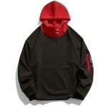 IOPBOT Unisex Anime Hoodie Cosplay Costume Men Black 3D Novelty Hooded Sweatshirt Pullover Jacket Outerwear Coat for Women (2XL-Black-1)