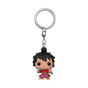 Funko POP! Keychain: One Piece - Monkey D. Luffy in Kimono Novelty Keyring - Luffytaro - Collectable Mini Figure - Stocking Filler - Gift Idea - Official Merchandise - Anime Fans - Backpack Decor