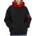 IOPBOT Unisex Anime Hoodie Cosplay Costume Men Black 3D Novelty Hooded Sweatshirt Pullover Jacket Outerwear Coat for Women (2XL-Black-1)