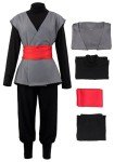 C-ZOFEK Mens Black Cosplay Costume Anime Kung Fu Suit (Medium)