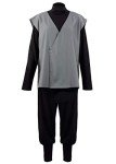 C-ZOFEK Mens Black Cosplay Costume Anime Kung Fu Suit (Medium)