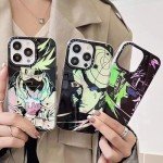 Dazzling Anime Laser Phone Case for iPhone 15 Pro Max