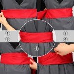 C-ZOFEK Mens Black Cosplay Costume Anime Kung Fu Suit (Medium)