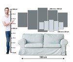 JESC Custom Canvas Print Painting Canvas Painting 5 Piece Photo Customized Poster Paintings Painting Custom Print On Canvas Drop Shipping No Frame 40''Wx22''H