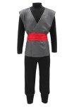 C-ZOFEK Mens Black Cosplay Costume Anime Kung Fu Suit (Medium)