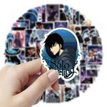 50pcs Solo Leveling Stickers Cool Trendy Anime Stickers for Teens Laptops,Funny Manga Vinyl Waterproof Graffiti Decals for Adult Water Bottles Skateboard Luggage Bumper Computer Phone