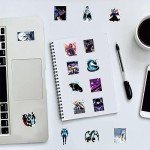 50pcs Solo Leveling Stickers Cool Trendy Anime Stickers for Teens Laptops,Funny Manga Vinyl Waterproof Graffiti Decals for Adult Water Bottles Skateboard Luggage Bumper Computer Phone