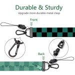 5 Pack Neck Lanyard for Keys ID Badges Key Chain Card Cute Anime Cartoon Lanyards for Women Men Guys Girl Boys Kids Teachers The Office Keychains GS347