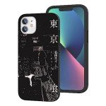 CHENQIAOHU Compatible with iPhone 11 Case, Full Body Protection Shockproof Protective Phone Case Slim Thin Cover (Anime-Tokyo-Ghoul-Comic-8)