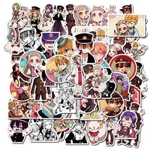 Toilet-Bound Hanako-kun Stickers 50 PCS - Funny for Teens, Girls, Adults & Kids - Waterproof Vinyl for Water Bottles, Laptop, Phone, Hydro Flask