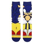 Bioworld Sonic the Hedgehog Main Characters Animigos Casual Crew Socks Set for Men 3-Pack