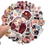 Toilet-Bound Hanako-kun Stickers 50 PCS - Funny for Teens, Girls, Adults & Kids - Waterproof Vinyl for Water Bottles, Laptop, Phone, Hydro Flask