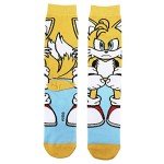 Bioworld Sonic the Hedgehog Main Characters Animigos Casual Crew Socks Set for Men 3-Pack