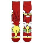 Bioworld Sonic the Hedgehog Main Characters Animigos Casual Crew Socks Set for Men 3-Pack