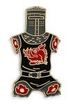 Pinsanity Black Knight "Just A Flesh Wound" Enamel Lapel Pin